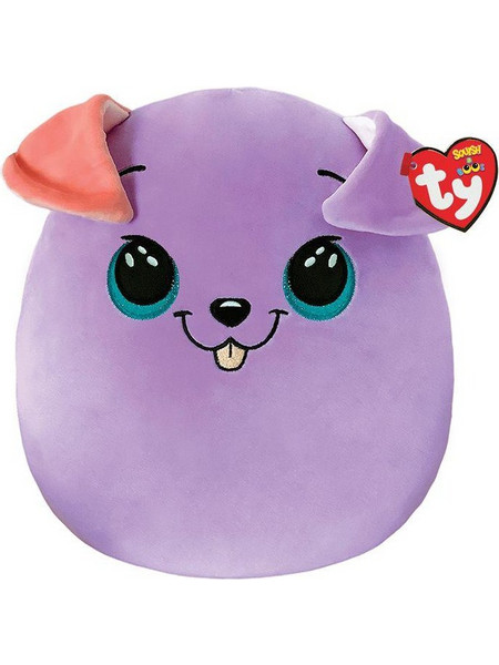 Ty Squishy Beanies Bitsy Μωβ Σκυλάκι 25cm 39225