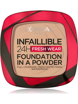 L'Oreal Paris Infaillible 24H Fresh Wear In A Powder 130 True Beige Compact Foundation 9gr