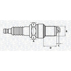Magneti Marelli Μπουζί - 062000770304
