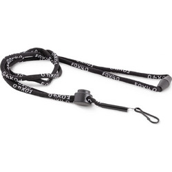 FOX40 Κορδόνι Ασφαλείας Σφυρίχτρας Whistle Lanyard - Μαύρο (7057901)