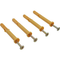 Σετ Βίδα με Πλαστικό Ούπα Φ10x80mm (50τμχ)
