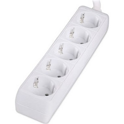 POWERTECH πολύπριζο PT-869, 5x schuko, 16A, 1.5m, λευκό