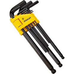 STANLEY ΣΕΤ 9 ΚΛΕΙΔΙΑ ΑΛΛΕΝ ΜΕ ΣΦΑΙΡΙΚΗ ΚΕΦΑΛΗ 1.5-10mm 0-69-256