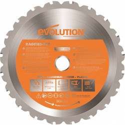 R185TCT-20MS Multiblade Δίσκος Κοπής Πολλαπλών Υλικών 185mm