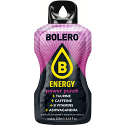 Bolero χυμός σκόνη (1 x 9 γρ.) Energy Power Punch - Ενεργειακό Ρόφημα (7 γρ. σε 250ml)