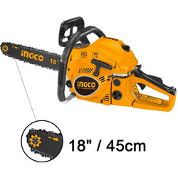 Ingco GCS5451811 Αλυσοπρίονο Βενζίνης 2.5hp 6.5kg με Λάμα 45cm