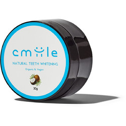 Cmiile Natural Teeth Whitening Πούδρα Λεύκανσης Δοντιών Ενεργού Άνθρακα 30gr