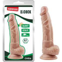 Chisa Novelties Fashion Dude 8.5" Ρεαλιστικό Dildo με Βεντούζα & Όρχεις 21cm Flesh