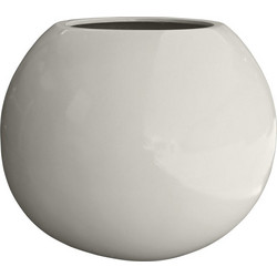 MarHome Σφαίρα Κασπώ Fiberglass Λευκό Φ90x74cm