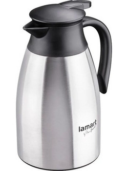 Lamart Κανάτα Θερμός Ανοξείδωτη 1.5lt Ασημί LT4032