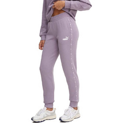 Puma ESS Tape Γυναικείο Παντελόνι Φόρμας Fleece με Λάστιχο Λιλά 675999-30