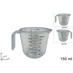 Δοσομετρητής Πλαστικός Με Λαβή 150ml 7x10cm