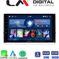LM Digital ZN4484 Ηχοσύστημα Αυτοκινήτου με Οθόνη Αφής USB Bluetooth & GPS