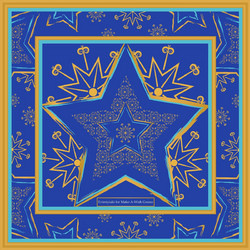 Silk scarf by Evi Migiaki - 1m x 1m 14-2501-002