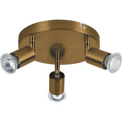 Σποτ Φωτιστικό Οροφής 3xGU10 50W IP20 Arlight-64210-Χάλκινο 0064210