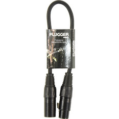 PLUGGER Τερματισμένο Καλώδιο Αντάπτορας DMX XLR 3pins female-XLR 5pins male Easy, 0.3m