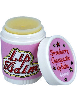 Bomb Cosmetics Strawberry Cheesecake Lip Balm Pot 4.5gr