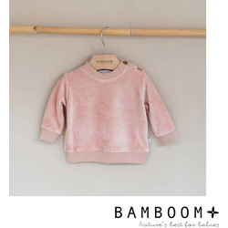 BAMBOOM Μπλουζάκι Βελουτέ με μακρύ μανίκι Rosa Cipria 180-28
