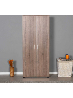Fidelio Home Δίφυλλη Ντουλάπα Ρούχων Latte 80x47x187cm FD-GRD320-SS