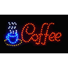 Led Φωτιζόμενη Διαφημιστική Πινακίδα "Coffee" 50x26cm