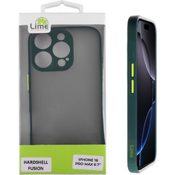 Lime Successories Lime Θηκη Iphone 16 Pro Max 6.9'' Hardshell Fusion Full Camera Protection Green With Yellow KEYS