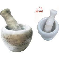 Γουδί Μαρμάρινο 7x8cm με γουδοχέρι ForHome 321131 - For Home