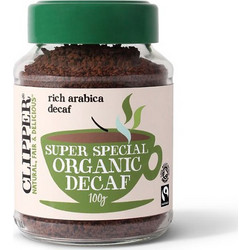 Clipper Super Special Organic Decafeine Στιγμιαίος Καφές Arabica Αλεσμένος 100gr