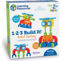 Learning Resources 1-2-3 Build It Robot Factory