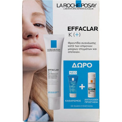 La Roche-Posay Effaclar K+ 40ml + Effaclar Gel 50ml + Anthelios Oil Correct SPF50 3ml