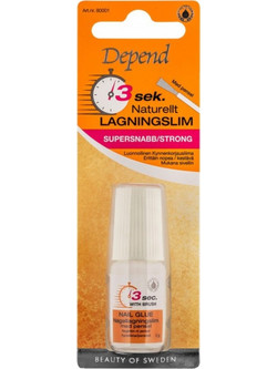 Depend 3 Sec Natural Repair Κόλλα Νυχιών με Πινέλο
