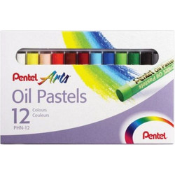 Λαδοπαστέλ / oil-pastel Pentel 12τεμ. PHN-12