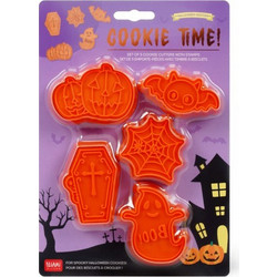 LEGAMI ΦΟΡΜΕΣ ΚΟΠΗΣ ΜΠΙΣΚΟΤΩΝ ΜΕ ΘΕΜΑ HALLOWEEN COOKIE CUTTERS ΣΕΤ 5 ΔΙΑΦΟΡΕΤΙΚΑ ΣΧΕΔΙΑ HCC0001