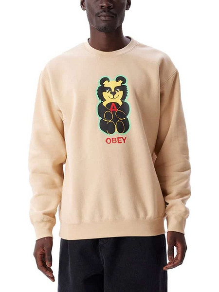 Μπλούζα Obey Bear Icon Oat Milk