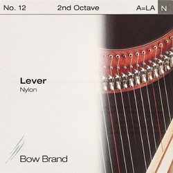 Bow Brand Lever Χορδή Άρπας A Nylon 2ης Οκτάβας