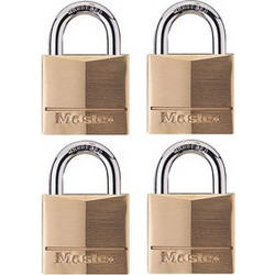 MASTER LOCK 140EURQNOP ΣΕΤ 4 ΛΟΥΚΕΤΩΝ ΜΠΡΟΥΤΖΙΝΩΝ ΜΕ ΙΔΙΟ ΚΛΕΙΔΙ 40 mm