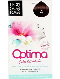 Llongueras Optima 4 Μόνιμη Βαφή Μαλλιών Χωρίς Αμμωνία
