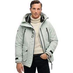 Superdry Windbreaker Hooded Ultimate Jacket Ανδρικό Μπουφάν Χειμωνιάτικο Παρκά Αντιανεμικό Γκρι M5011922A-2WW