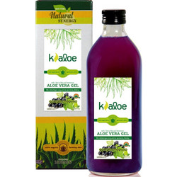 Kaloe Gel Αλόης με Γλυκαντικά Από το Φυτό Stevia Μαύρο Φραγκοστάφυλο 1lt