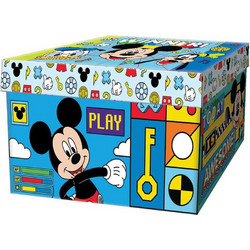 Κουτί Αποθήκευσης Από Χαρτόνι 33x24x18Εκ Mickey