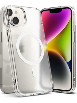 Ringke Fusion Magnetic MagSafe Back Cover Matte Clear (iPhone 15 Plus)