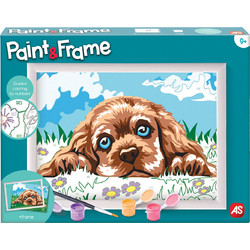 Paint & Frame Ζωγραφίζω Με Αριθμούς Loving Puppy 9+ - As Company, as-1038-41012