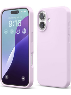 Θήκη Apple iPhone 16 - Elago Silicone Case Premium Σιλικόνης - Light Lilac (ES16SC61-LLIL)