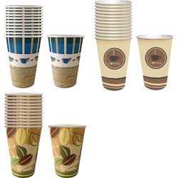Ποτήρια χάρτινα μεγάλα πακ=50τεμ 480ml (16oz) 14x9cm Homie 1001972