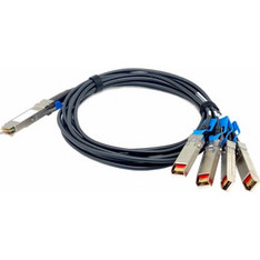 Καλώδιο Direct Attach, Qnap CAB-DAC15M-Q28B4, 1x QSFP28/100GbE, 4x SFP28 25GbE, 1.5m CAB-DAC15M-Q28B4