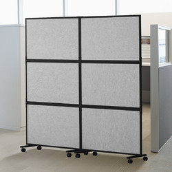 VEVOR Acoustic Room Divider Partition Panel Screen Privacy 2 Pack Ανοιχτό γκρι