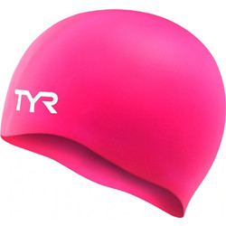 TYR Adult Silicone Wrinkle-Free Swim Cap 693 Pink TYR pink
