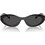 Prada PR26ZS 16K0/8Z Γυναικεία Γυαλιά Ηλίου Οβάλ Κοκάλινα Μαύρα με Μαύρο Polarized Φακό
