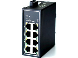 WIWAV WDH-8GT-DC 10/100/1000Mbps 8-Port Gigabit DIN Rail Industrial Ethernet Switches 24Vdc Extended Temperature Range (WDH-8GT-DC)