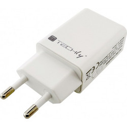 Techly IPW--H Φορτιστής Χωρίς Καλώδιο με Θύρα USB-A 12W White