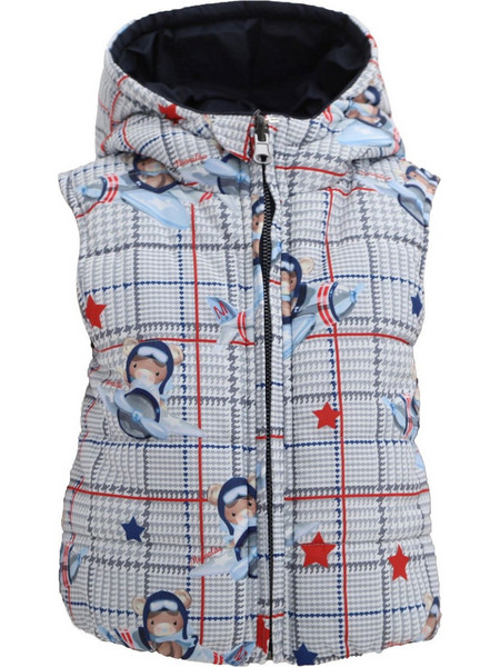 Γιλέκο Monnalisa Imbottito Reversibi 286102 6748-3201 Αγόρι